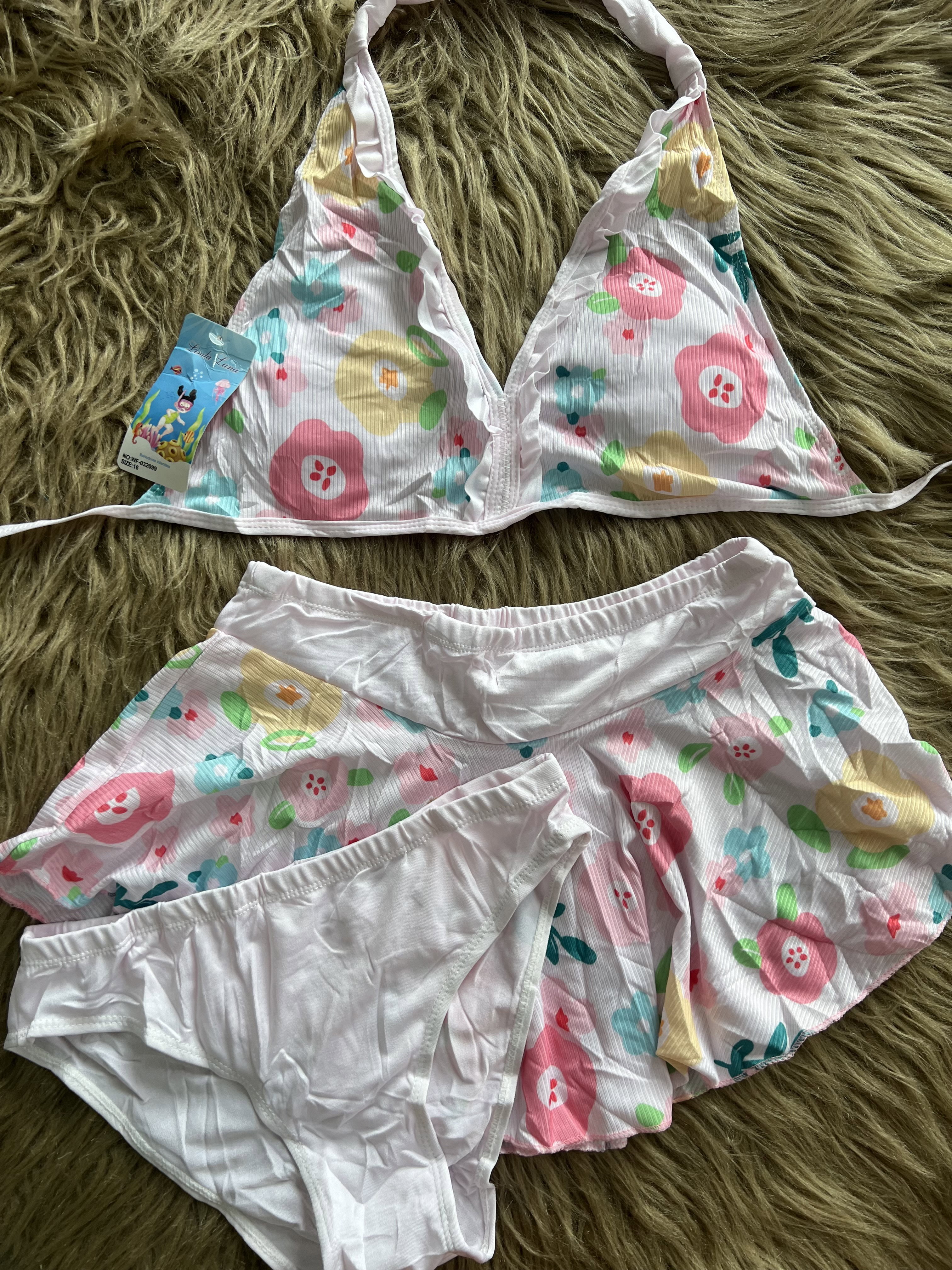 Bikini Teens Piezas Roja Viva