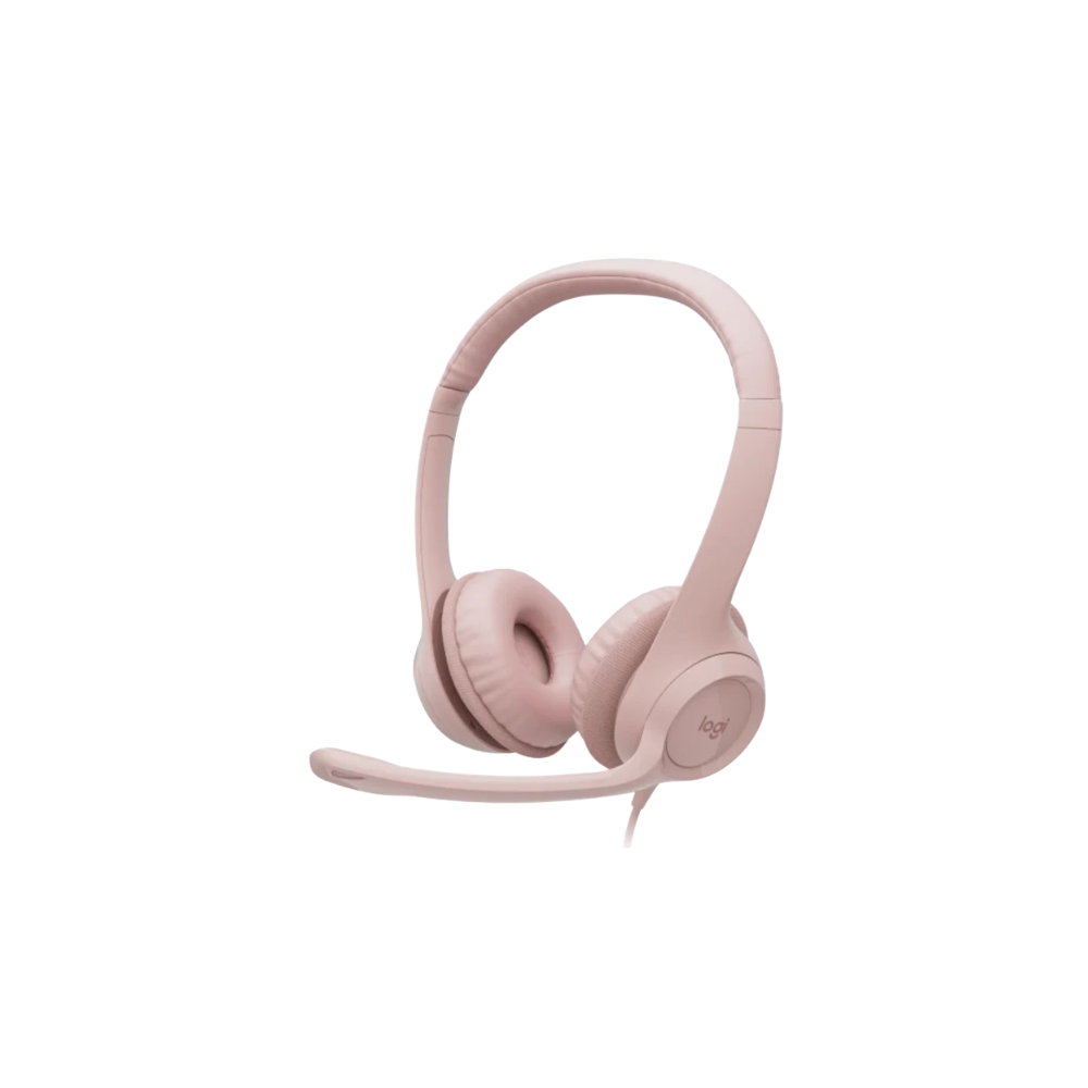 Auricular con micrófono Logitech H390 Rose
