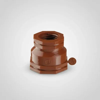 Cupla Reducción De Polipropileno H-h 1  A 3/4 Para Agua