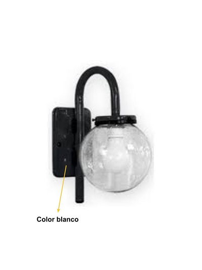 APLIQUE FAROL FERROLUX AP124 GLOBO BLANCO D15CM