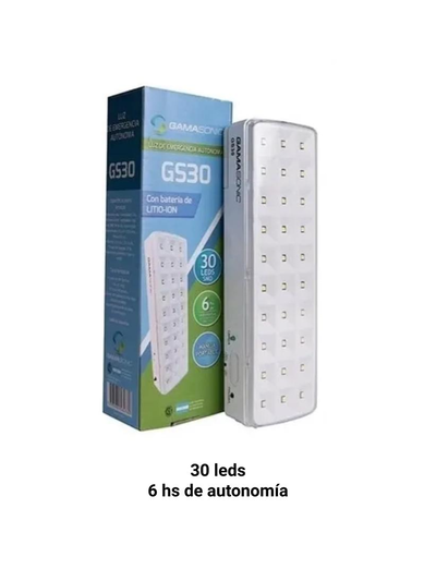 LUZ EMERGENCIA GAMASONIC 30 LEDS