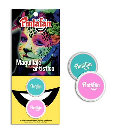 MAQ SET*2-4GRS-TURQUESA-ROSA