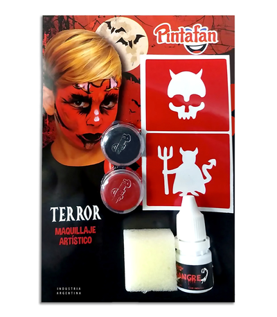 KIT POUCH MAQ TERRO DIABLO