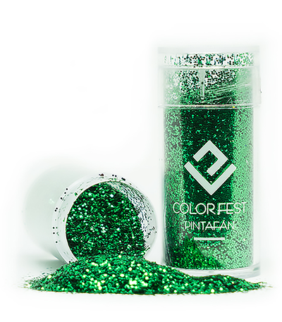 GLITTER *15 GRS METAL VERDE