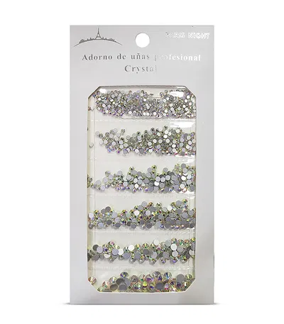 DECO P/ UÑAS STRASS PLATA