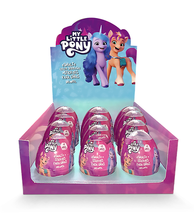 HUEVO ESMALTE + STICHERS PONY