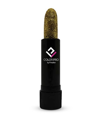 MAQ BARRA GLITTER EN BLISTER ORO