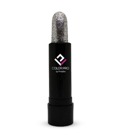 MAQ BARRA GLITTER EN BLISTER PLATA