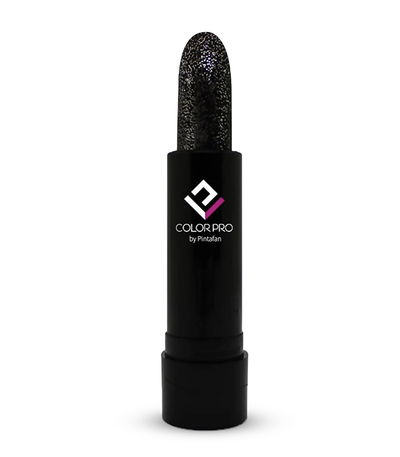 MAQ BARRA GLITTER EN BLISTER NEGRO
