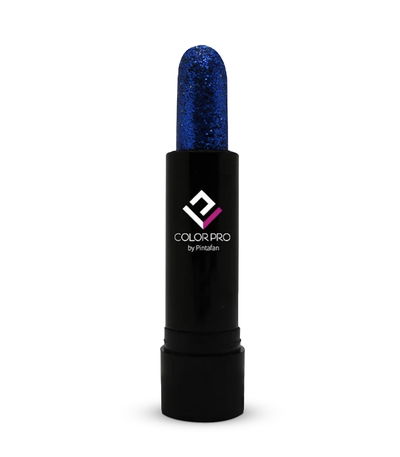 MAQ BARRA GLITTER EN BLISTER AZUL