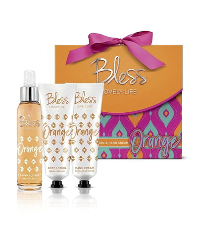 BLESS TRIO ORANGE WISH BODY + SHOWER GEL + BDY LOTION