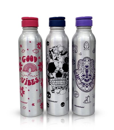 BOTELLA ALUMINIO GOOD VIBES