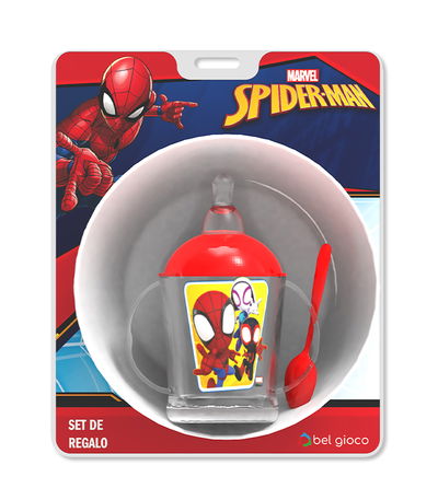 BLISTER CUENCO + VASO TOMATETINA SPIDERMAN