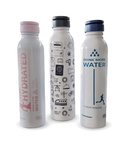 BOTELLA ALUMINIO MINIMAL