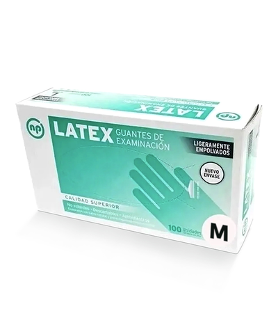 CAJA DE GUANTES DE LATEX *100U M