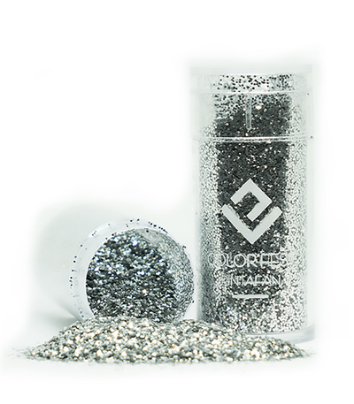 GLITTER *15 GRS METAL PLATA