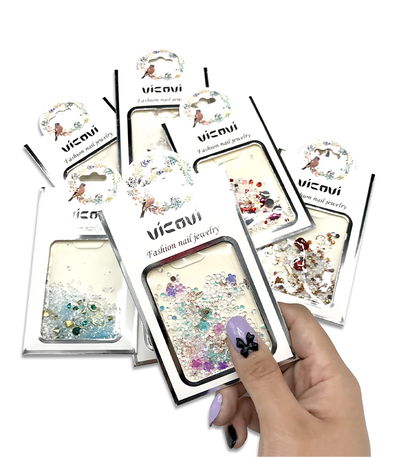PACK DE 12 BLISTER DECO P/ UÑAS