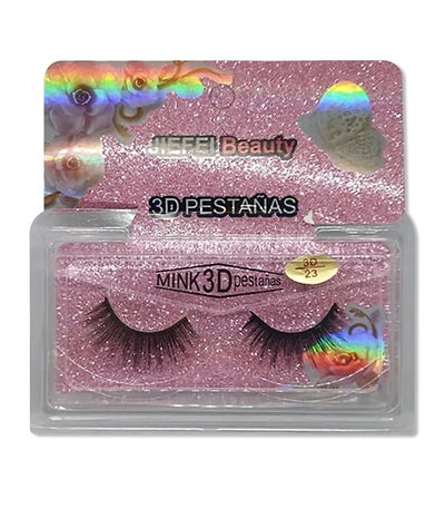 SET DE 12 PESTAÑAS SURTIDAS CAJA GLITTERS