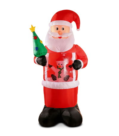 INFLABLE PAPA NOEL *2MT EFECTO NIEVE