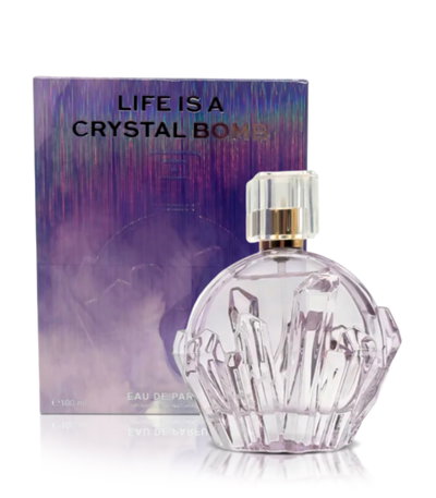 PERFUME ALTERNATIVO LIFE IS CRYSTAL BOMB *100ML VIOLETA