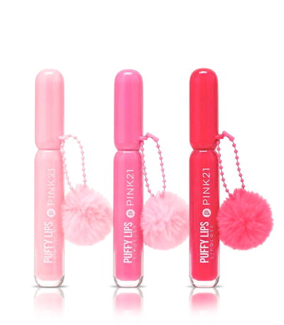 BRILLO LABIAL C/ LLAVERO PUFFY LIPS