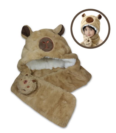 GORRO CON BUFANDA CAPY BARA
