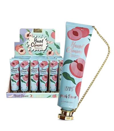 CREMA P/ MANOS PEACH FLAVOR C/ CADENITA