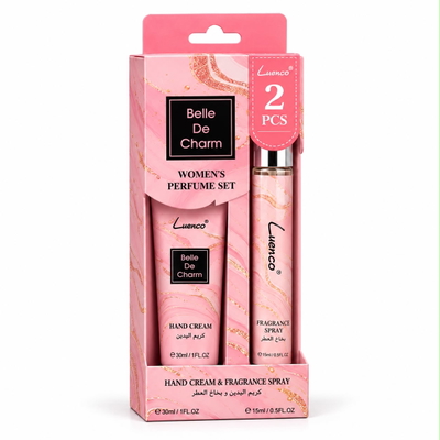 SET DE PERFUME TUBO + CREMA BELLE DE CHARM