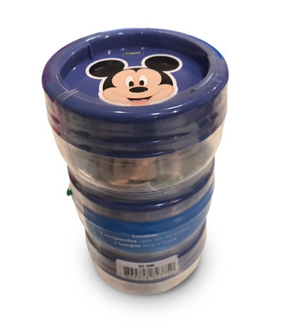 ORGANIZADOR GIRE Y TRABA 155ML 3 PZA MICKEY AZUL