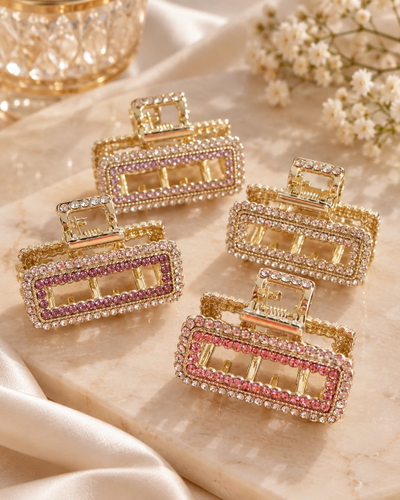 PACK *12 U HEBILLAS DE METAL C/STRASS