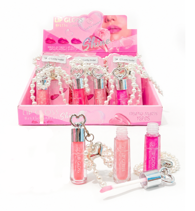 BRILLO LABIAL C/ LLAVERO / PERLAS