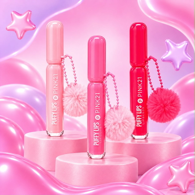 BRILLO LABIAL C/ LLAVERO PUFFY LIPS