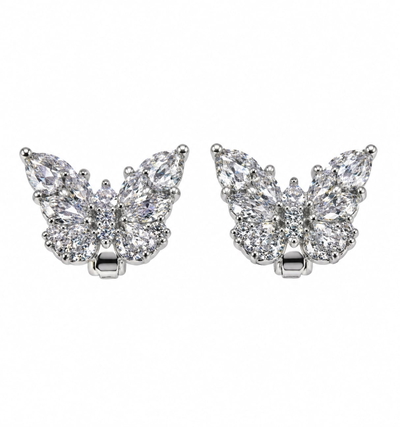 APLIQUE DE STRASS P/ AURICULARES *2 MARIPOSA