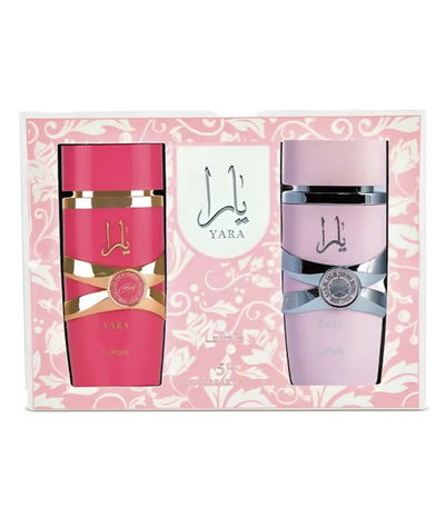 BOX *2 PERFUMES YARA CANDY + YARA ROSA
