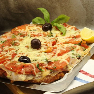 Milanesa a la napolitana para 2 con guarnición