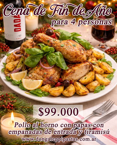 Cena de Fin de Año para 4 personas