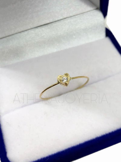 Anillo A2 Hilo Oro 18K 