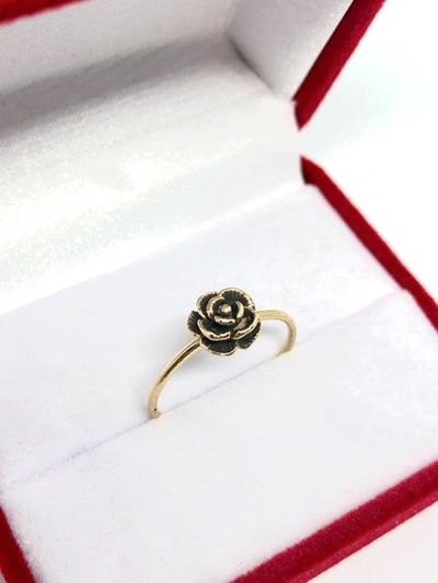 Anillo Rosa Oro 18K 1.5gr