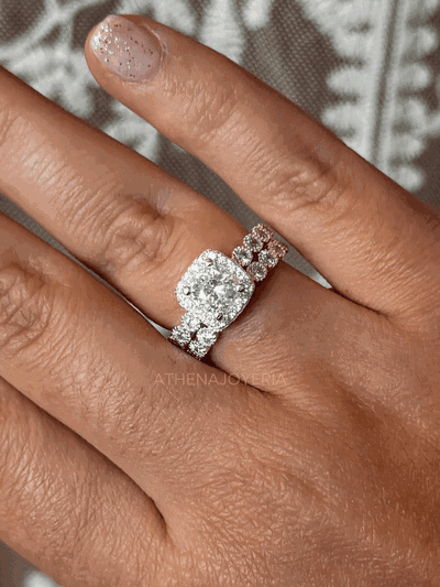 Cintillo Doble Plata 925 Importado 