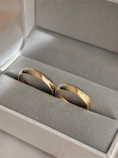 ALIANZAS ORO 18K 4MM 6GR EL PAR (I40-60)