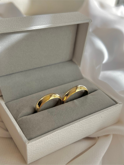ALIANZAS 5MM ORO 18K 8GR  EL PAR (I50-80)