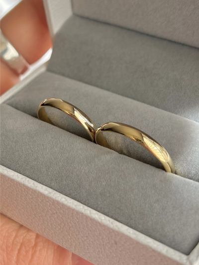 ALIANZAS 3MM ORO 18K 4GR EL PAR (I30-40)