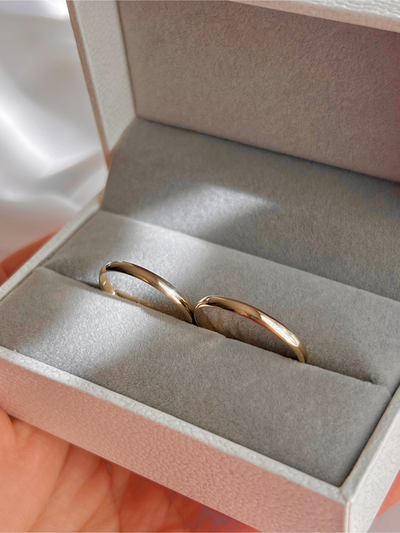 ALIANZAS 2MM ORO 18K 2GR EL PAR (I20-20)