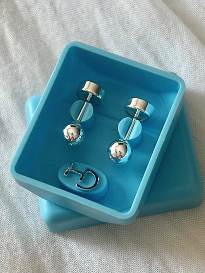 Abridores Plata 925 Marca CH Bolita 4mm