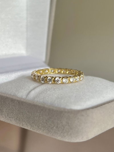 Cintillo Anillo "Sinfin" Oro 18K 