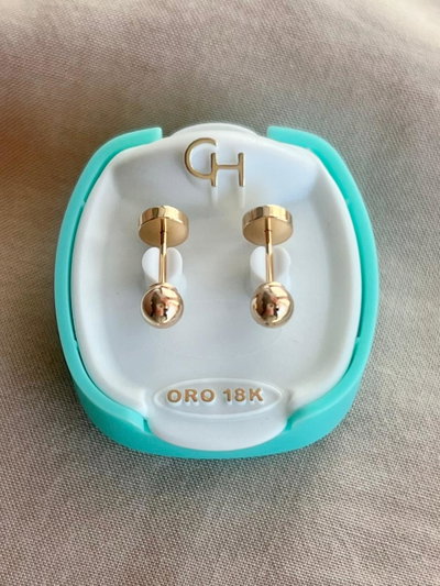 Abridores CH Oro 18K Bolita 4mm