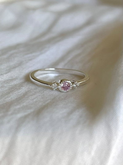 Cintillo Plata 925 Importado Rosa