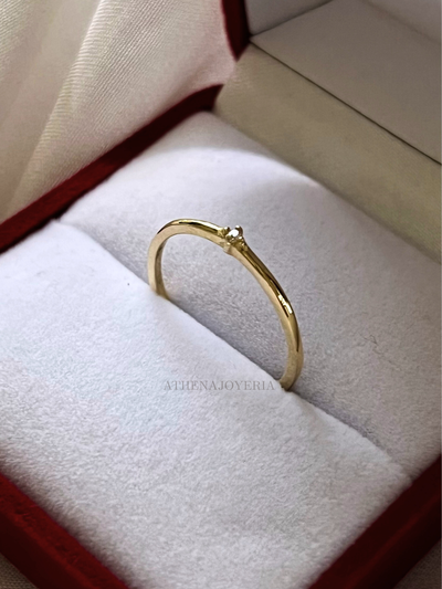 Cintillo "Punto de Luz" Oro 18K 