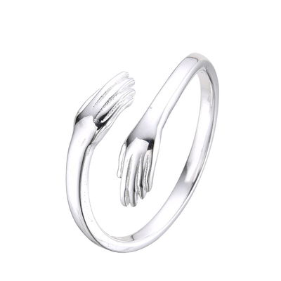 Anillo Abrazo Plata 925 