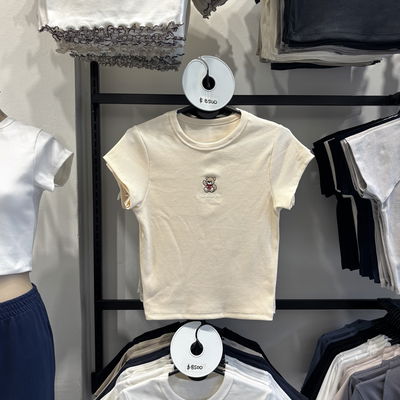 REMERA BORDADO "OSO USA"